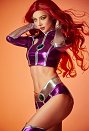 ティーン・タイタンズ スーパーヒロイン スターファイア コスプレ 衣装