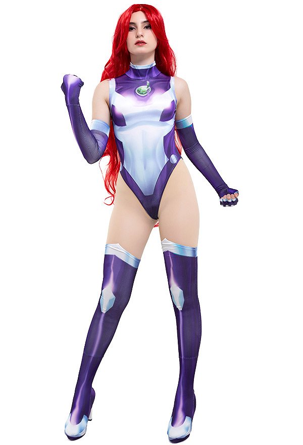 スーパーヒロイン スターファイヤー  コスプレ 衣装  ボディスーツ