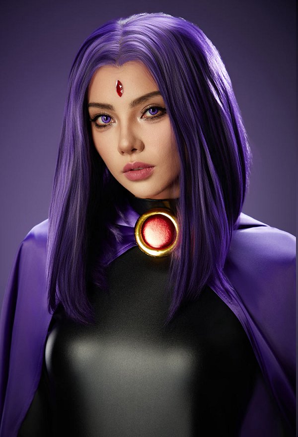 スーパーヒロイン レイブン コスプレ 衣装  オーダーメイド