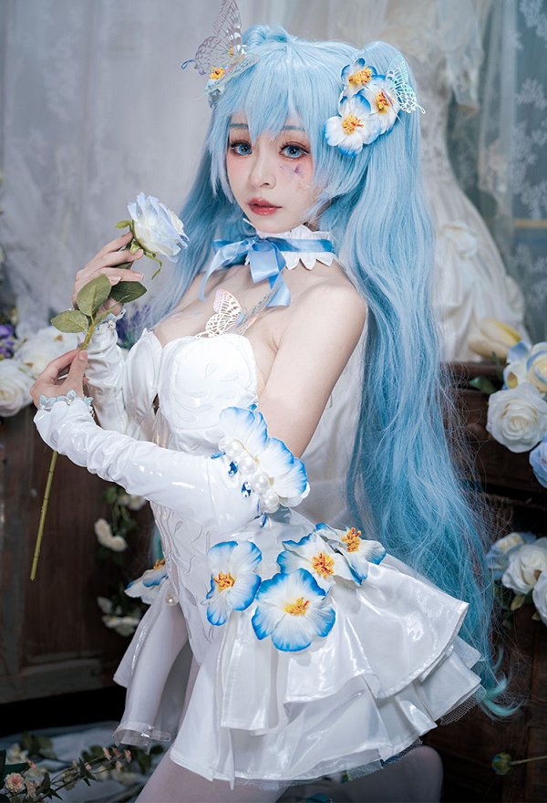 初音ミク ネモフィラ コスプレ 衣装