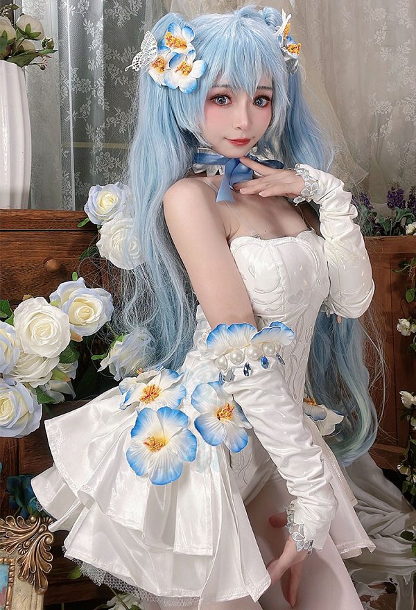 初音ミク ネモフィラ コスプレ 衣装