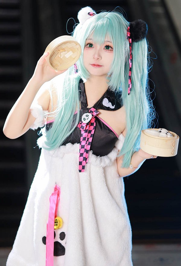 パンダ・初音ミク 中国グルメ・サマー コスプレ 衣装 パンダ・初音ミク 中国グルメ・サマー コスプレ 衣装