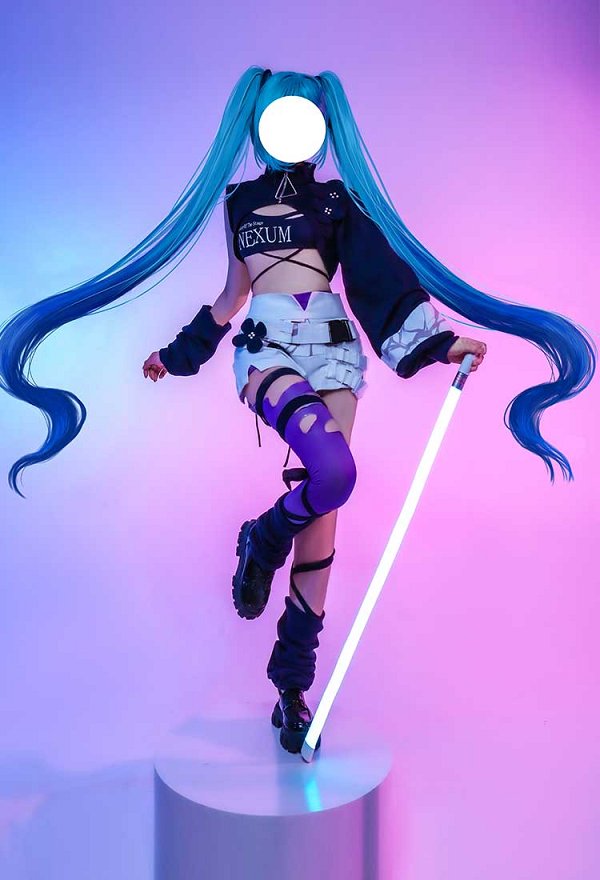 初音ミク (望月けいさんによる描く) コスプレ 衣装