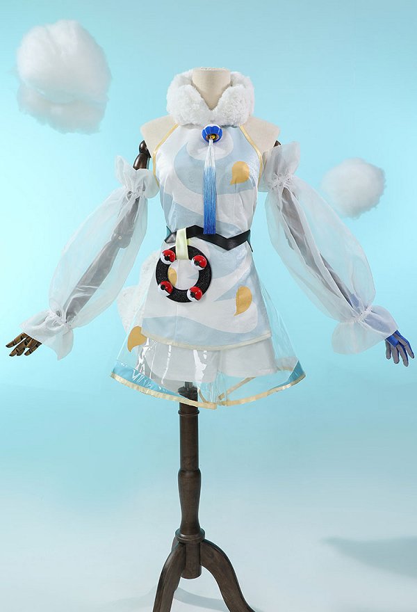 『ポケモン』×「初音ミク」コラボイラスト チルタリス コスプレ 衣装