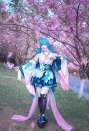 「陰陽師」 x 「初音ミク」 覚醒前 コスプレ 衣装