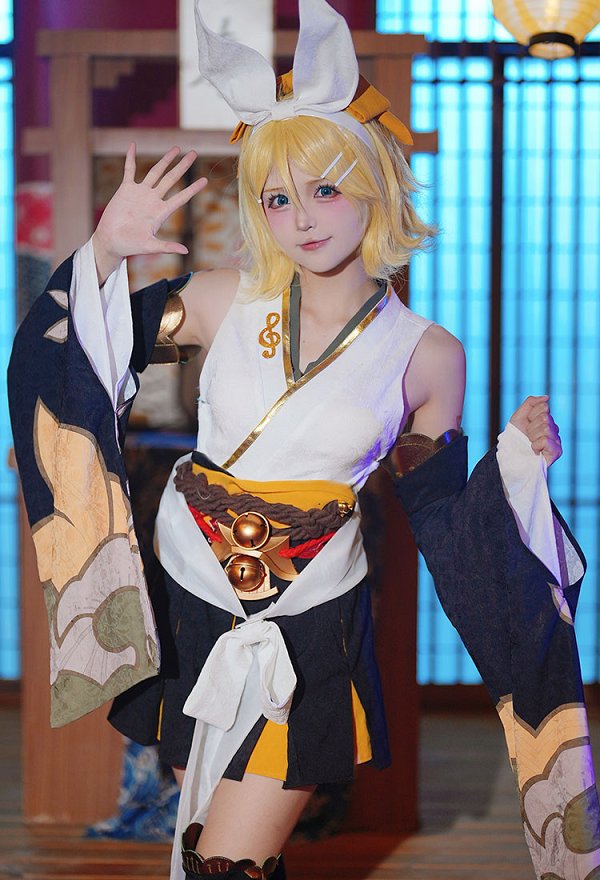 「陰陽師」 x 「鏡音リン」 コスプレ 衣装