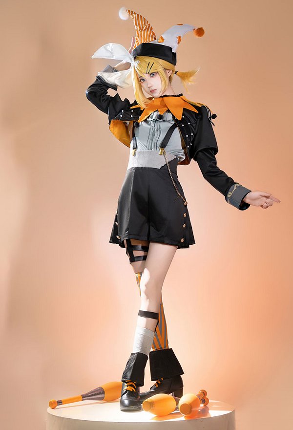 鏡音リン コスプレ - ブラックサーカス コスプレ | 高品質コスプレ衣装通販