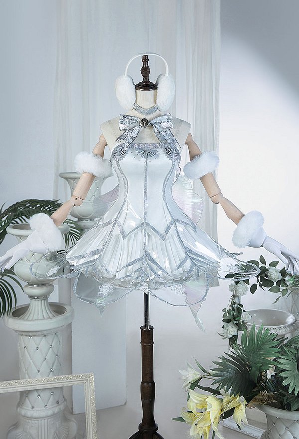 ミクシンフォニー2025 雪ミク コスプレ 衣装