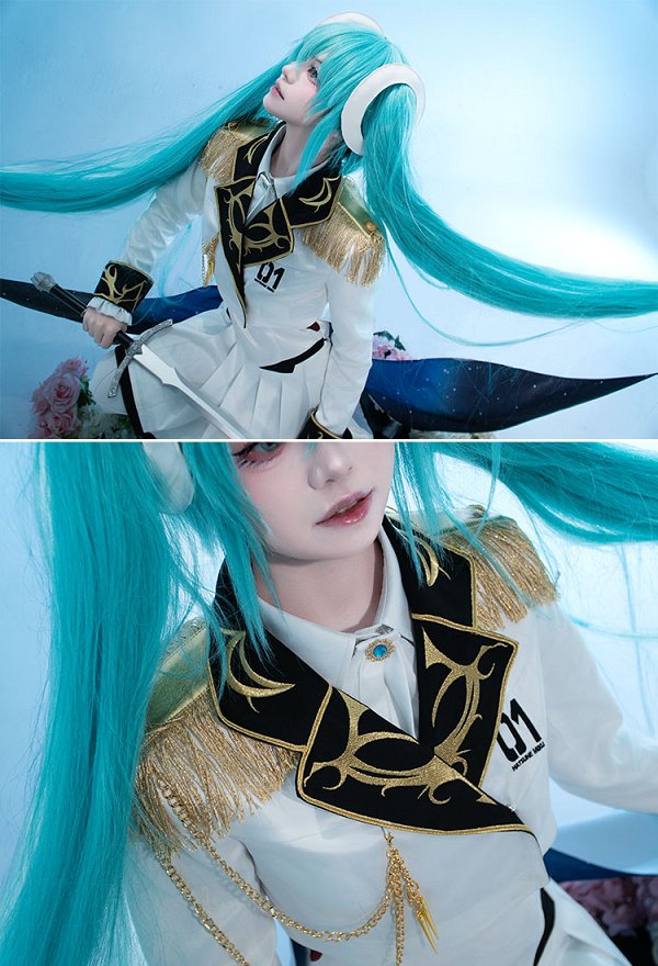 ミク x ウイングガンダムゼロEW （Art by neco） コスプレ 衣装