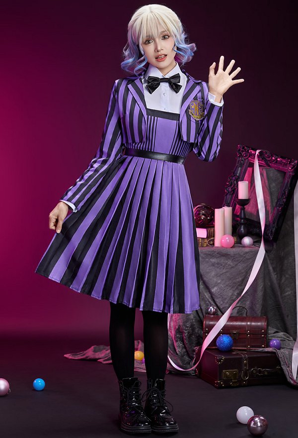 ウェンズデー2 イーニッド・シンクレア 学園制服 ハロウィン コスプレ 衣装