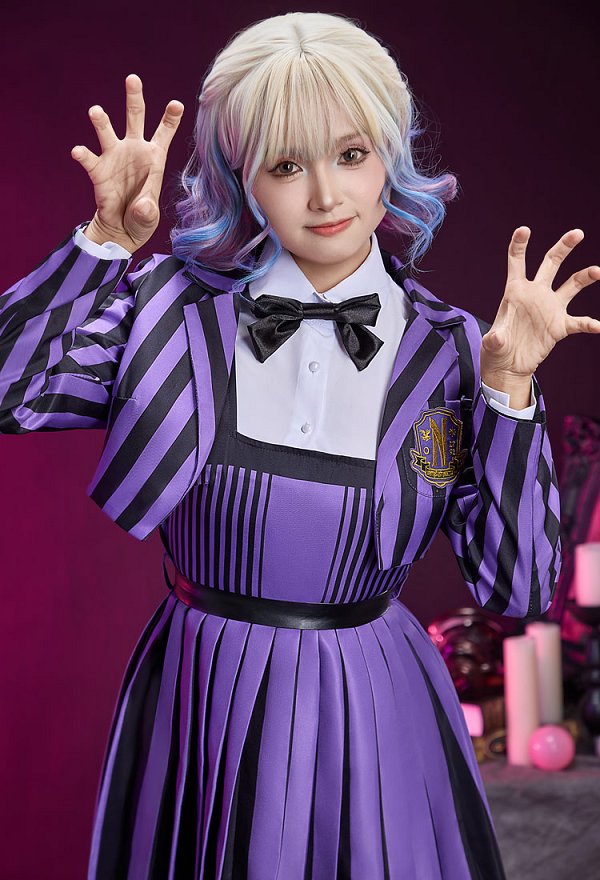 ウェンズデー2 イーニッド・シンクレア 学園制服 ハロウィン コスプレ 衣装