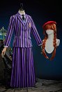【更新版】【1/3 Delusion】ウェンズデー2 イーニッド・シンクレア 学園制服 パープル コスプレ 衣装