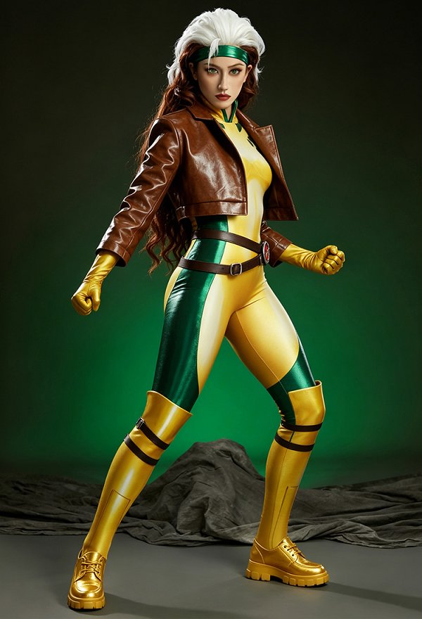 X-Men アンナ・マリー ローグ コスプレ 衣装 X-Men アンナ・マリー ローグ コスプレ 衣装
