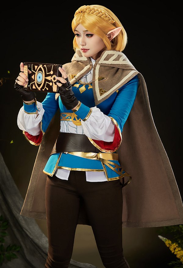 【更新版】ゼルダの伝説 ブレス オブ ザ ワイルド ゼルダ姫 コスプレ ポンチョ