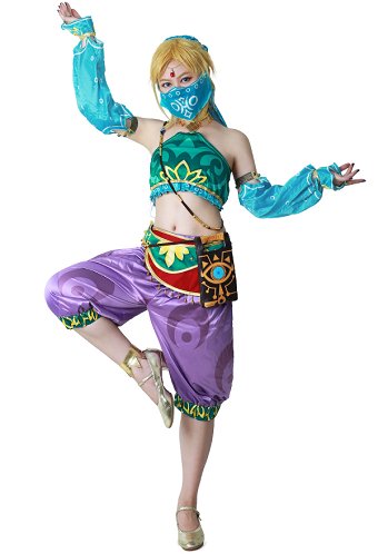 ゼルダの伝説 ブレス オブ ザ ワイルド ゲルド リンク コスプレ 衣装 女性用