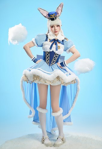 ズートピア ジュディ コスプレ ロリータドレス