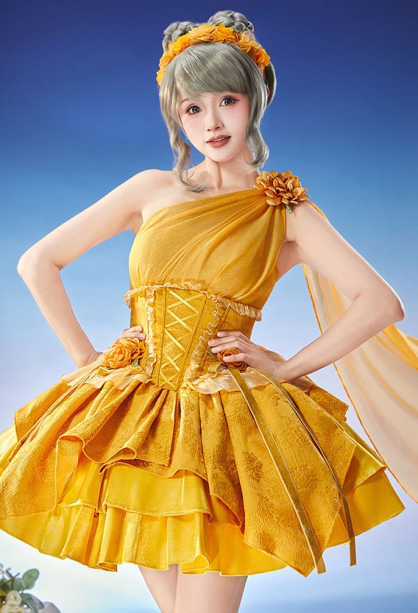 ズートピア ジュディ コスプレ 同人 短いドレス