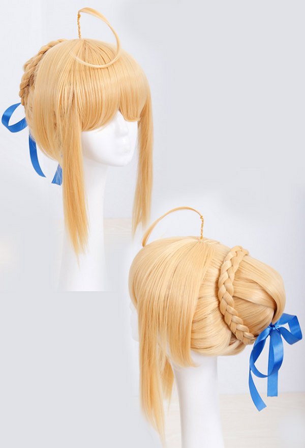 Fate Stay Night セイバー ファイト コスプレ ウィッグ かつら