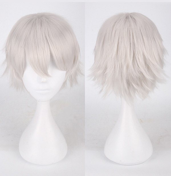 アニメ 短い 複数の色 原宿風 コスプレ かつら ウィッグ