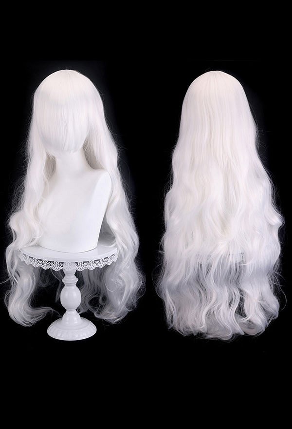 通用 80cm 黒白 コスプレ ウィッグ