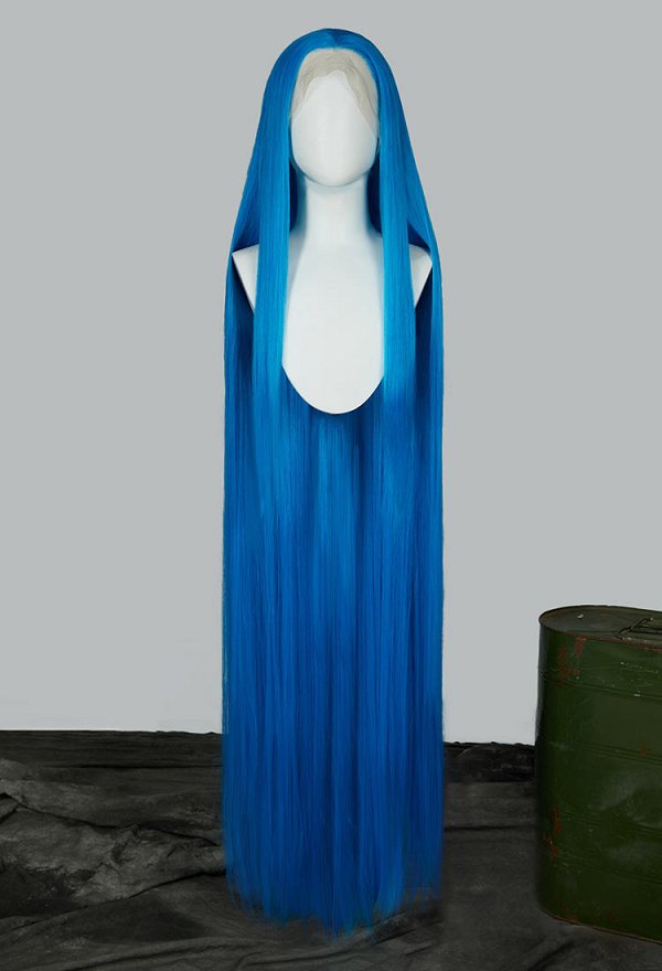 アーケイン2 ジンクス コスプレ ロングストレート ウィッグ 140cm アーケイン2 ジンクス コスプレ ロングストレート ウィッグ 140cm