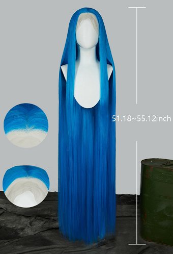 アーケイン2 ジンクス コスプレ ロングストレート ウィッグ 140cm