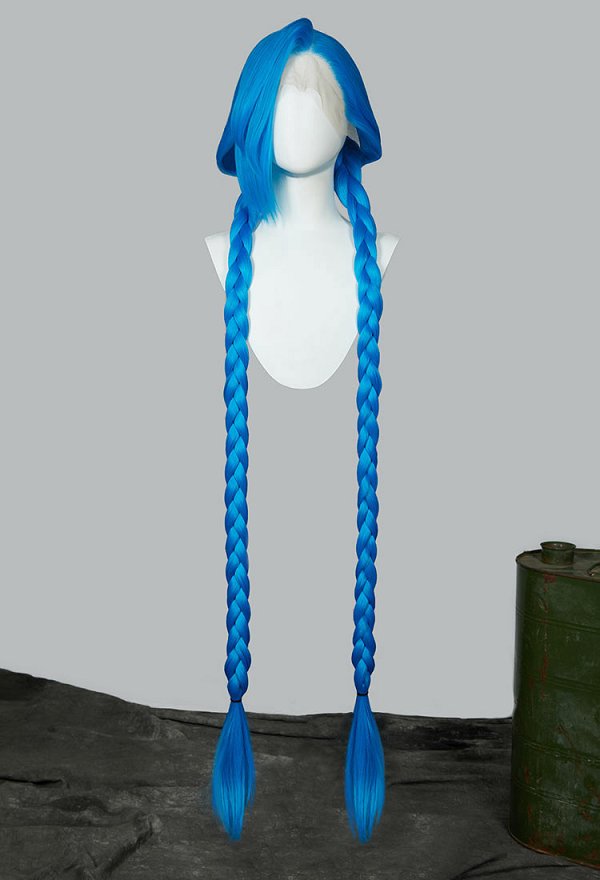 アーケイン2 ジンクス コスプレ ロングストレート ウィッグ 140cm アーケイン2 ジンクス コスプレ ロングストレート ウィッグ 140cm