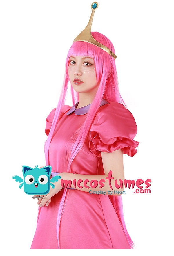 アドベンチャータイム プリンセス・バブルガム コスプレ ウィッグ アドベンチャータイム プリンセス・バブルガム コスプレ ウィッグ