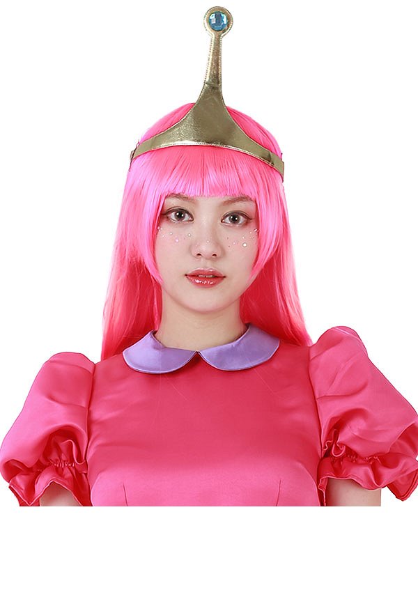 アドベンチャータイム プリンセス・バブルガム コスプレ ウィッグ アドベンチャータイム プリンセス・バブルガム コスプレ ウィッグ