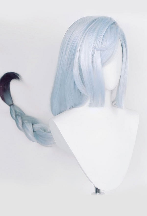 原神 申鶴 コスプレ ウィッグ グラデーション