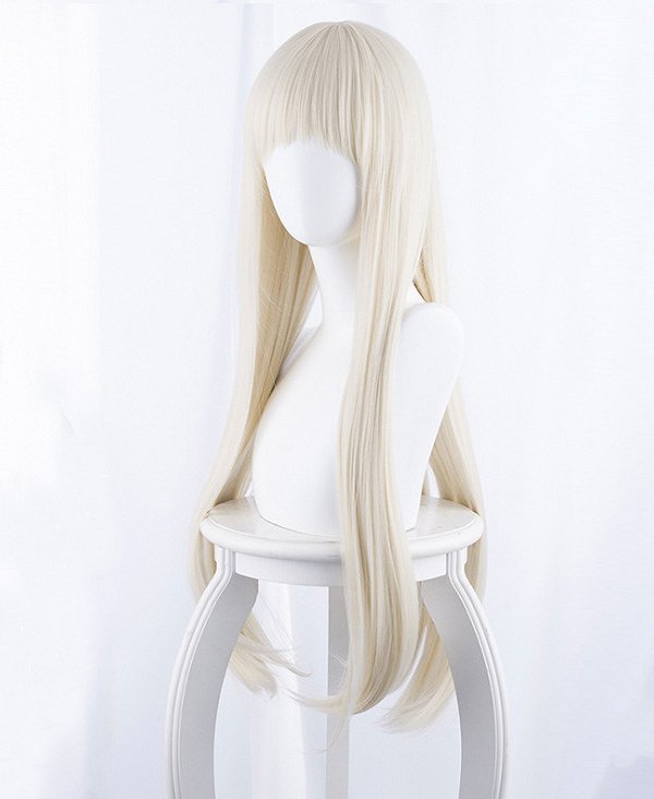 賭ケグルイ 黄泉月るな ミルク イエロー 長い コスプレ かつら ウィッグ