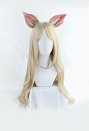 LOL アリー  コスプレ ウィッグ グラデーションゴールド 長い 巻き