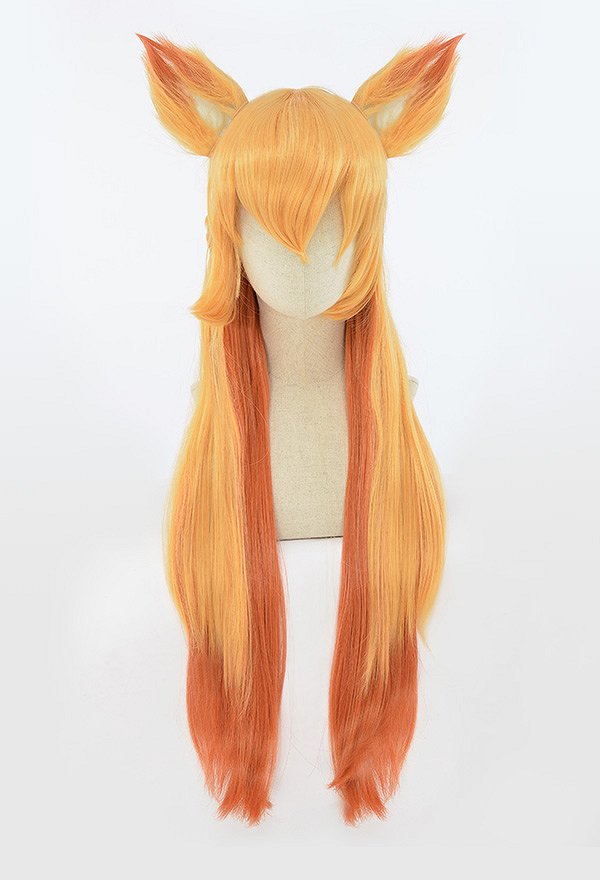 リーグ・オブ・レジェンド スター ガーディアン Ahri コスプレ かつら ウィッグ