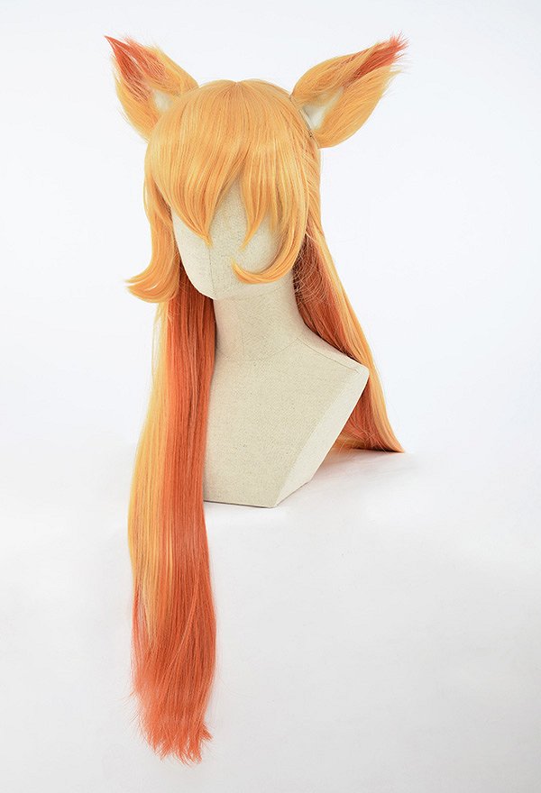 リーグ・オブ・レジェンド スター ガーディアン Ahri コスプレ かつら ウィッグ