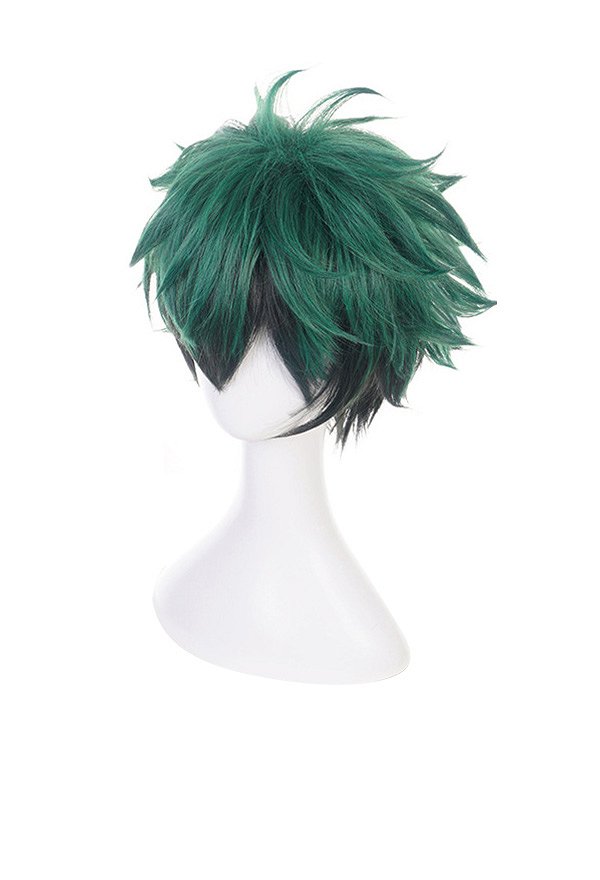 ヒロアカ 緑谷出久 コスプレ ウィッグ 緑色