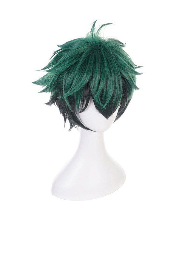 ヒロアカ 緑谷出久 コスプレ ウィッグ 緑色