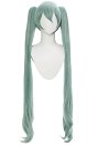 初音ミク コスプレ ウィッグ 薄緑色