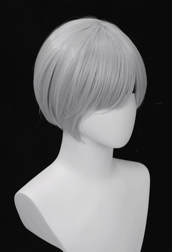 ニーア オートマタ　ヨルハ九号S型　9S　コスプレ　ウィッグ