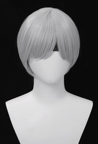 ニーア オートマタ　ヨルハ九号S型　9S　コスプレ　ウィッグ