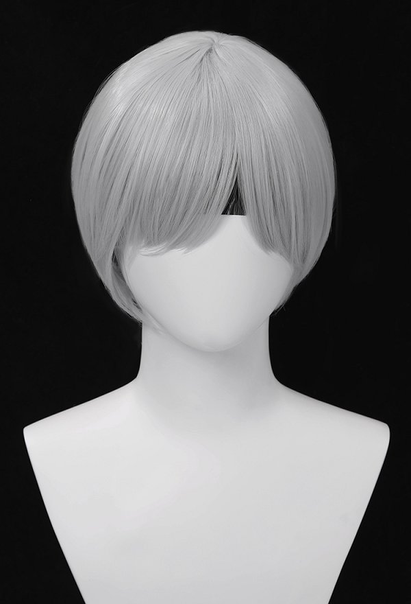 ニーア オートマタ　ヨルハ九号S型　9S　コスプレ　ウィッグ