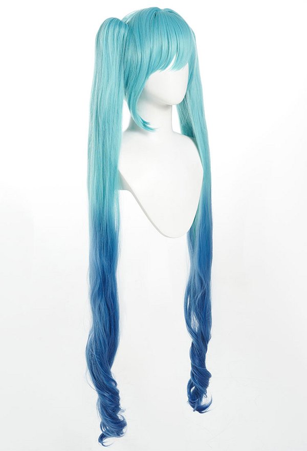 初音ミク コスプレ ウィッグ 緑青
