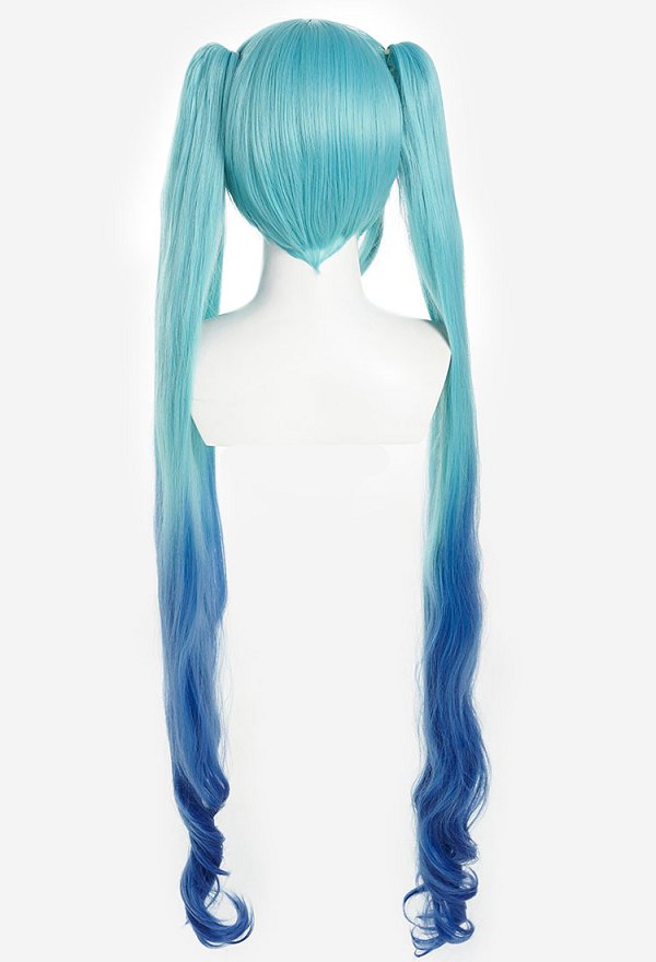 初音ミク コスプレ ウィッグ 緑青