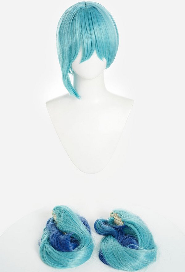 初音ミク コスプレ ウィッグ 緑青