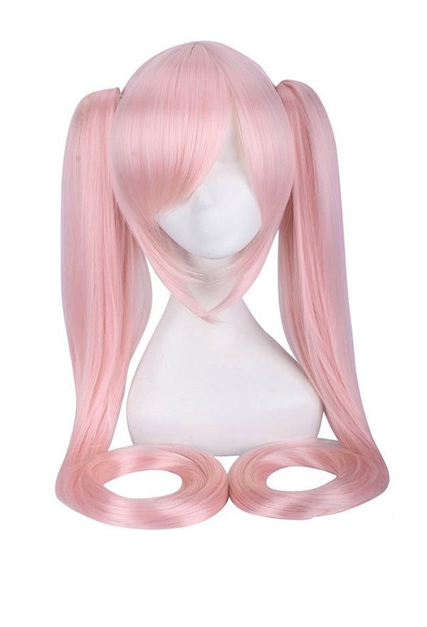 桜ミク 初音ミク コスプレ ウィッグ ピンク色
