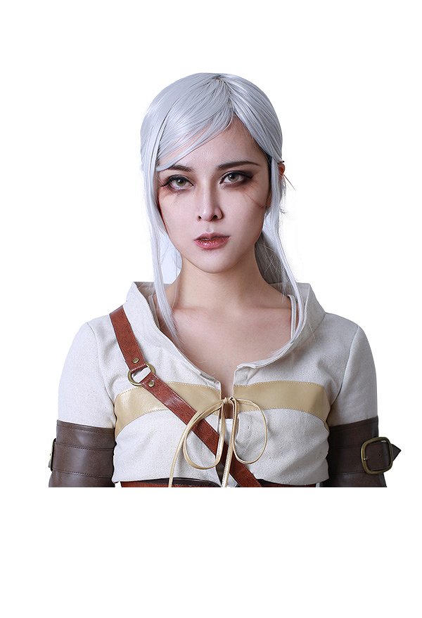 ウィッチャー3:ワイルドハント シリ コスプレ かつら ウィッグ ウィッチャー3:ワイルドハント シリ コスプレ かつら ウィッグ